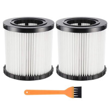 2 St Vakuum Hepa ErsäTtningsfilter för DCV580 DCV581H DCV5801H VåT/Torr Vakuum, TväTtbar och åTeranväNdbar