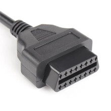 OBD Extension Cord Male to Female 16 Core Energized 16 Pin OBD2 ELM327 Diagnostic Tool Connector Scanner Adapter 1.5m