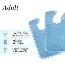 Towels Adult Bibs for Women Bib for Adults for Eating - Terry Cloth Adult Bibs for Men Clothing Protectors