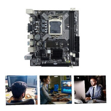 Carte Mère H81, Socket LGA1150, Chipset H81/B85, M.2 NVMe HD + VGA, Mémoire DDR3 Maximale (2 X 8 Go), Carte Mère de Bureau H81