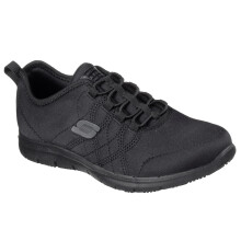 (5 UK, Black) Skechers Womens/Ladies Ghenter Srelt Safety Shoes