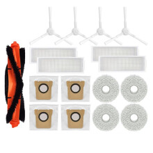 Compatible with  Mijia M30 Pro / C107 Robot Vacuum Accessories Hepa Filter Dust Bag Washcloth Mop Main Side Brush Replacement