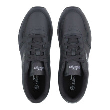 (8 UK, Navy/White) Slazenger Mens Classic Coated Leather Trainers