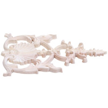 5X Rubber Wood Carved Applique Vintage Furniture Decor