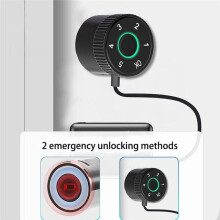 KAK for Fingerprint Door Lock App Remote Control Keyless Password Door Lock Cylinder Replacement for Electronic