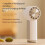 Draagbare Handventilator -Airconditionerventilator, 2000 MAh USB Oplaadbaar, Wit, A 5