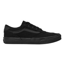 (4 UK, Black) Vans Childrens/Kids Brooklyn Canvas Platform Trainers
