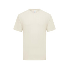 (L, Natural) Fruit Of The Loom Mens Iconic Premium Ringspun Cotton T-Shirt