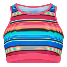 (8 UK, Multicoloured) Zoggs Womens/Ladies Stripe Crop Top