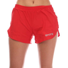 (S, Red) Skins Womens/Ladies Series-3 Superpose Running Shorts