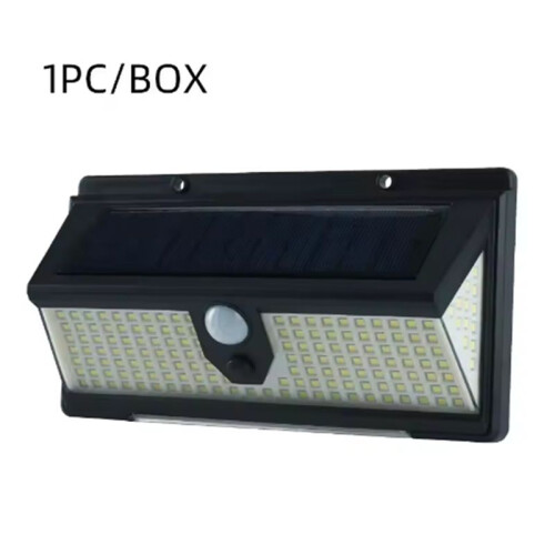 190 Light Warning Light Solar Wall Light Human Sensor Light Waterproof Garden Light Outdoor Light 1