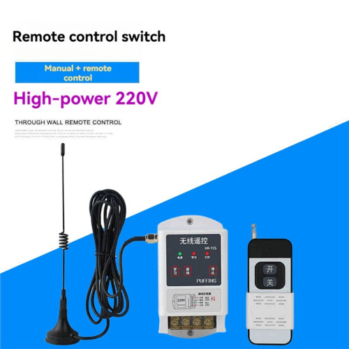 220V Wireless Remote Control  for Water Pumps Lights 1KM High-Power Remote Control Power   Controller 2