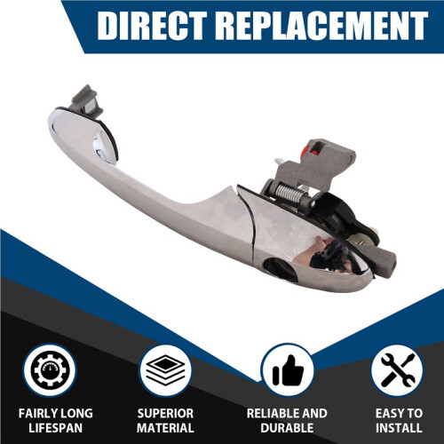 Door Handle Outer with Keyhole Front Left Outer Door Handle for  500 500C 735592024 68069943AC 2