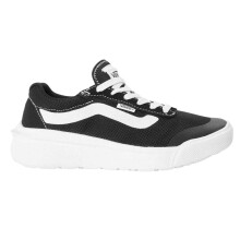 (4 UK, Black/White) Vans Childrens/Kids Range BRZ Canvas Trainers