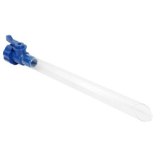 Tuyau de Remplissage de Réservoir D'Eau RV Transparent (avec Vanne D'Arrêt Intégrée) - pour Raccords D'Eau à Connexion Directe