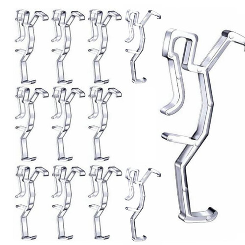 12 Pack Valance Clips for Horizontal Blinds, Clear Plastic Clips for Home
