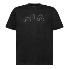 (XL, Charcoal Marl Marl) Fila Mens Harrison Logo Cotton T-Shirt