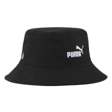 (S-M, Puma Black) Puma Unisex Adult ESS No.1 Embroidered Logo Cotton Bucket Hat