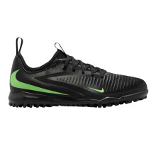 (3 UK, Black/Green) Nike Childrens/Kids Phantom 6 Academy Astro Turf Trainers