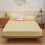 (Yellow) Simple Solid Color Design Fitted Sheet Suitable For Environment Relaxing Sleep 1
