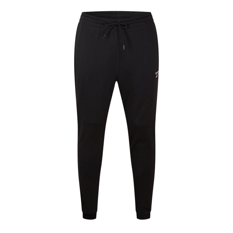 Reebok (L R, Black/White) Mens Identity Jogging Bottoms