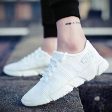 (White, EU39) New Fashion Mens Cool Spider Casual Shoes Running Shoes 3944 Size Sport