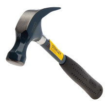 (454g, Blue/Yellow/Black) Stanley Bluestrike Claw Hammer