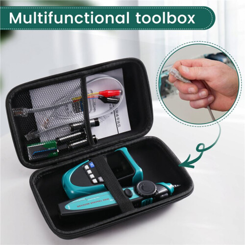 TOOLTOP ET615 Network Cable Tester Multimeter 600M LAN Cable Mapping PoE LAN Cable Finder Ethernet Tester 2