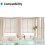 12 Pack Valance Clips for Horizontal Blinds, Clear Plastic Clips for Home 6