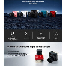 Firefly Tiny Camera HD Model Nachtzicht 1/3" CMOS Sensor 1500TVL FOV130 14mm Lens voor RC FPV Drone DIY Quadcopter D