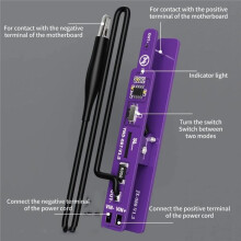 Lanrui 3 Pezzi Clip Universale M191 Interruttore Strumento di Accensione Tester di Corrente A Doppia Modalità per Riparazione Schede Madri per