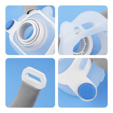 CPAP Tillbehör Ansiktsmask för AirFit F40 Auto CPAP Respirator Sömnhjälp Apné Kudde Ersättningsmask Anti Snark S