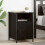 VidaXL vidaXL Bedside Cabinet 2 pcs Black Oak 40 x 42 x 60 cm Engineered Wood 1