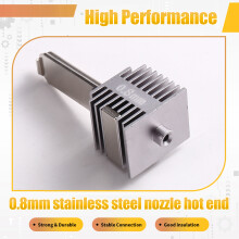 2PCS Quick-Swap Hotend for A1/A1Mini/A2L 0.8mm Stainless Steel Hotend Nozzle High-Speed High-Temp Integrated Structure