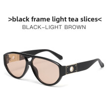 (Black Champagne)Classic Style Sunglasses With Antiuv Coating For Driving And Fashion Parties