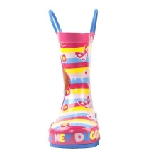 (6 UK Child, Pink/Yellow/Blue) Hey Duggee Girls Wellington Boots