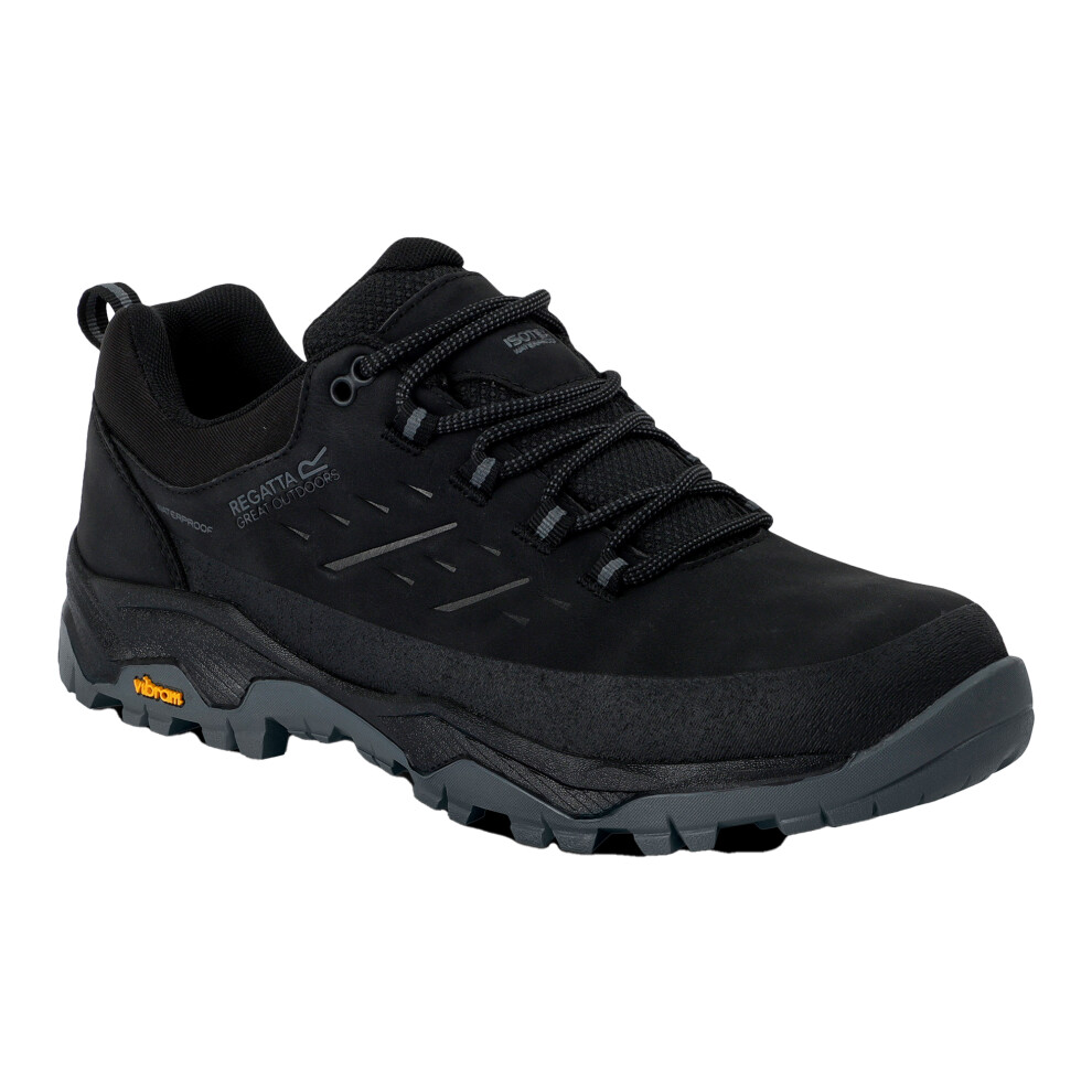 Regatta (11 Uk, Black) Mens Blake Low Walking Shoes