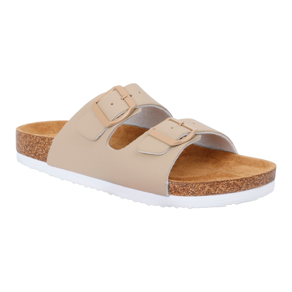 Regatta (4 Uk, White Pepper) Womens/Ladies Mia Plain Double Strap Sandals