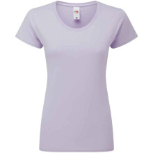 (XL, Soft Lavender) Fruit of the Loom Womens/Ladies Iconic 195 T-Shirt