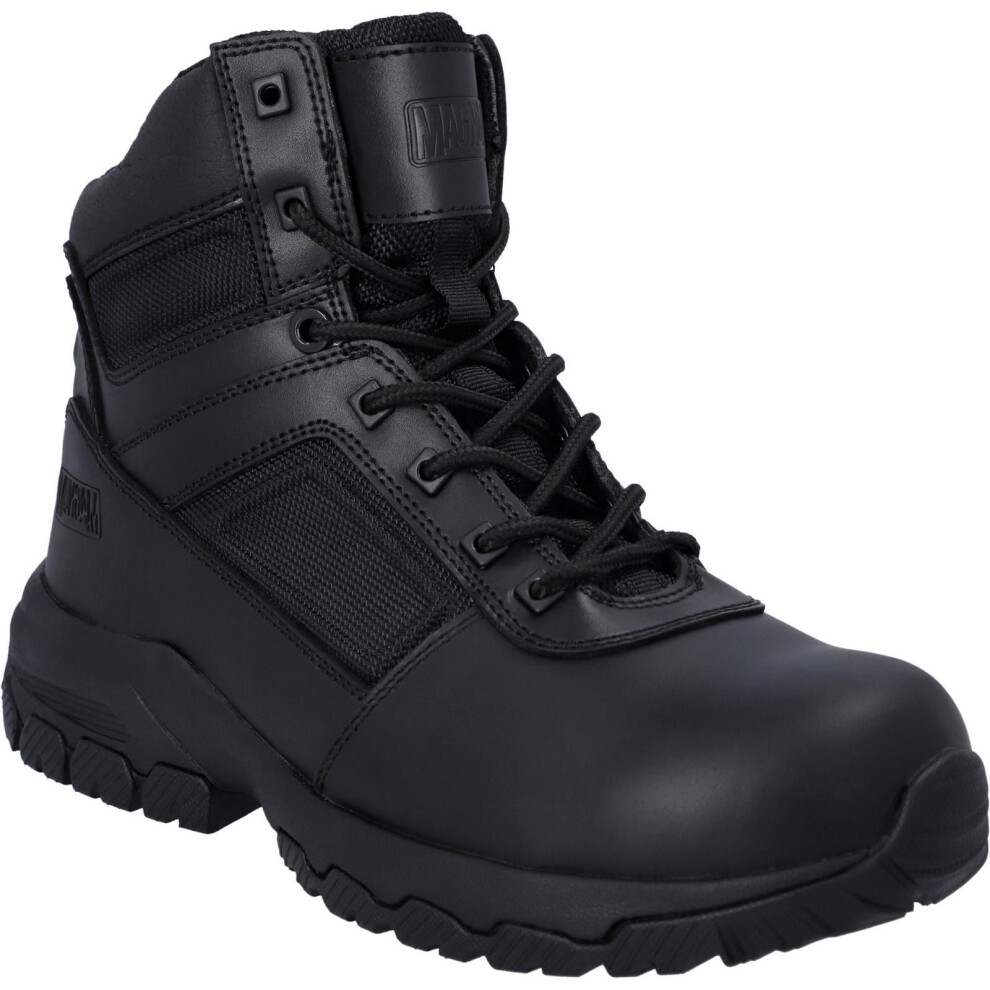 Photos - Safety Equipment Magnum   Womens/Ladies Vanguard 6.0 Leather Occupational Safety Boots (4 UK, Black)