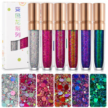(Style I)Stage Makeup Glitter Gel With Laser Shine For Face And Body Events Highlighting