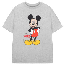 (7-8 Years, Grey) Disney Boys Mickey Mouse Short-Sleeved T-Shirt