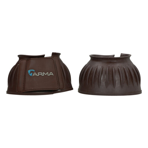 (Full, Brown) ARMA Touch Close Horse Overreach Boots 1
