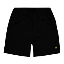 (15-16 Years, Jet Black) Lyle & Scott Boys Crinkle Swim Shorts