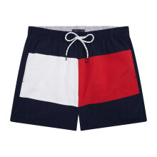 (S S, Desert Sky) Tommy Hilfiger Mens Archive Colour Block Swim Shorts