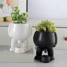 Peeing Funny Vase,Novelty Peeing Planter Pot,Piss Pot Planter,Succulent Pots Planters with Drainage,Penis Planter Funny