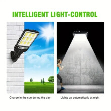 4PCS Sensor Street Lamp Outdoor Waterproof Security Solar Lamps for Garden Patio Path Remote Control Light