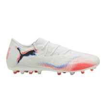 (9 UK, Puma White) Puma Mens Future 8 Match Low Cut Firm Ground Football Boots