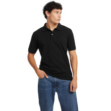 (M, Black) Guess Mens Embroidered Logo Short-Sleeved Polo Shirt