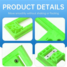 Slotting Cutter Concealed Hinge Router Templates Convenient Slotting Template Tool for 5.3-7.8 Inch Door Hinges